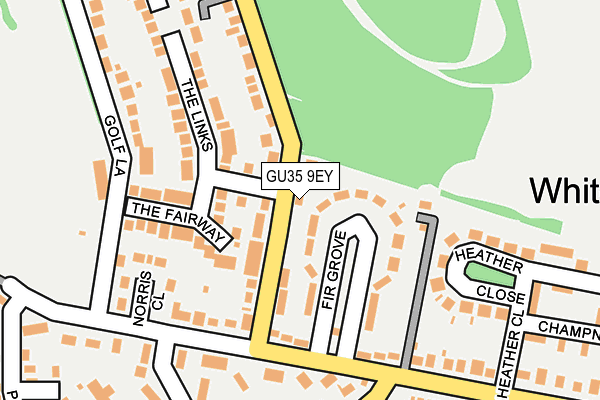 GU35 9EY map - OS OpenMap – Local (Ordnance Survey)