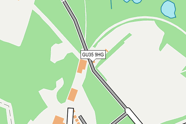 GU35 9HG map - OS OpenMap – Local (Ordnance Survey)