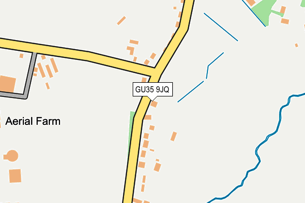 GU35 9JQ map - OS OpenMap – Local (Ordnance Survey)