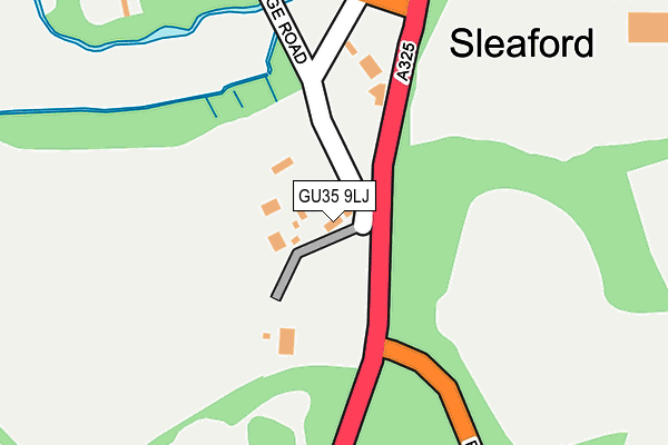 GU35 9LJ map - OS OpenMap – Local (Ordnance Survey)