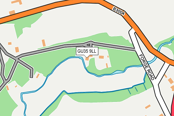 GU35 9LL map - OS OpenMap – Local (Ordnance Survey)