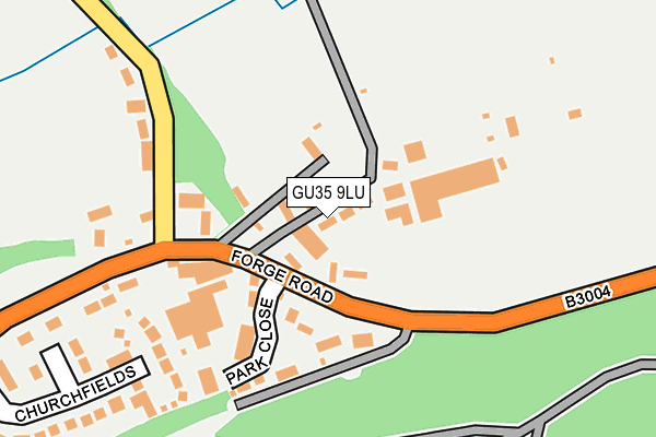 GU35 9LU map - OS OpenMap – Local (Ordnance Survey)