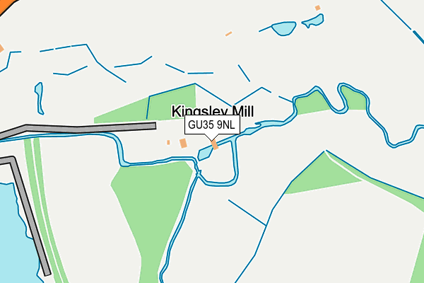 GU35 9NL map - OS OpenMap – Local (Ordnance Survey)