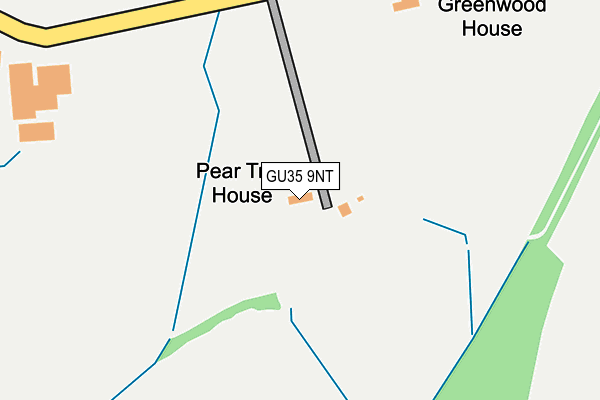 GU35 9NT map - OS OpenMap – Local (Ordnance Survey)