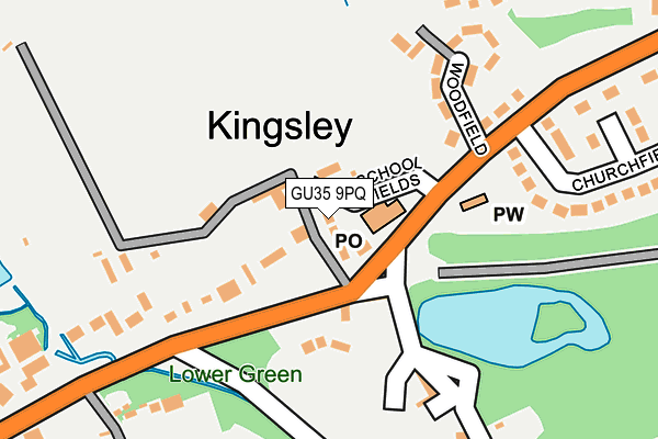 GU35 9PQ map - OS OpenMap – Local (Ordnance Survey)