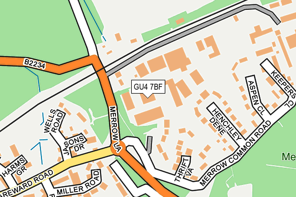 Map of COPENHAGEN FINCO LIMITED at local scale