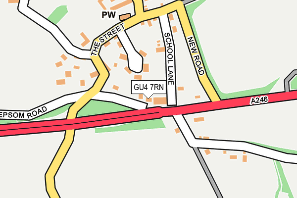 GU4 7RN map - OS OpenMap – Local (Ordnance Survey)