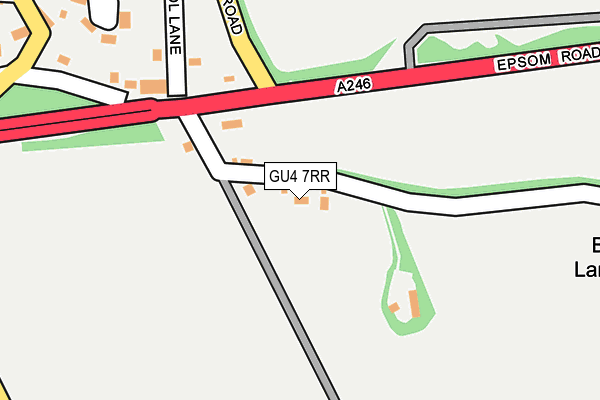 GU4 7RR map - OS OpenMap – Local (Ordnance Survey)