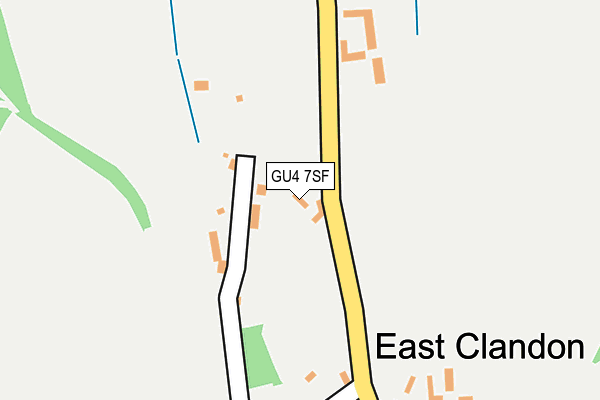 GU4 7SF map - OS OpenMap – Local (Ordnance Survey)