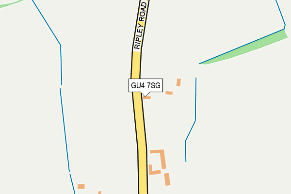GU4 7SG map - OS OpenMap – Local (Ordnance Survey)