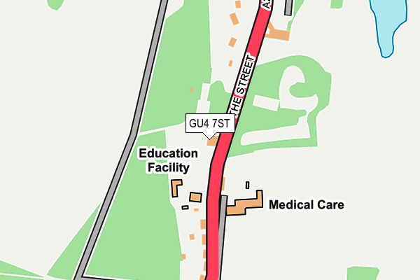 Map of 38 EPSOM ROAD LIMITED at local scale
