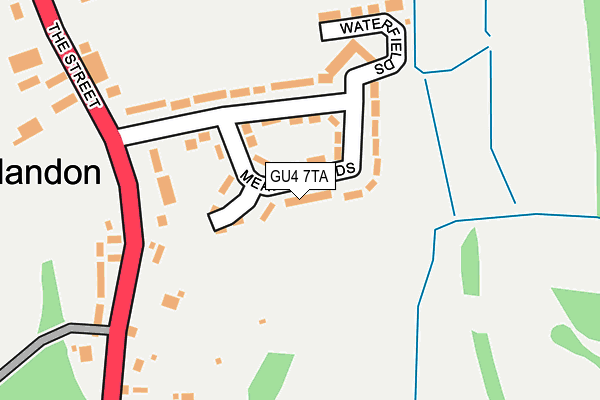 Map of UPHAY FARM LIMITED at local scale