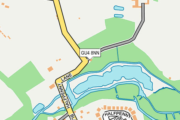 GU4 8NN map - OS OpenMap – Local (Ordnance Survey)