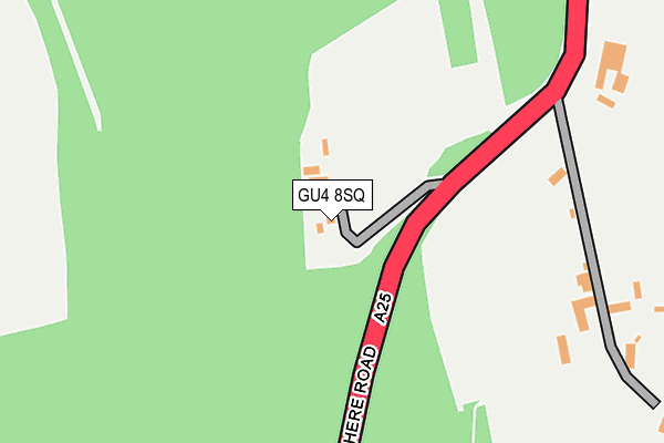 GU4 8SQ map - OS OpenMap – Local (Ordnance Survey)