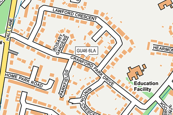 Map of LILAH’S HAIR AFFAIR LTD at local scale