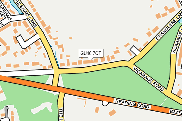 GU46 7QT map - OS OpenMap – Local (Ordnance Survey)
