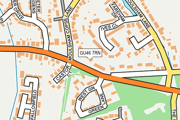 GU46 7RN map - OS OpenMap – Local (Ordnance Survey)