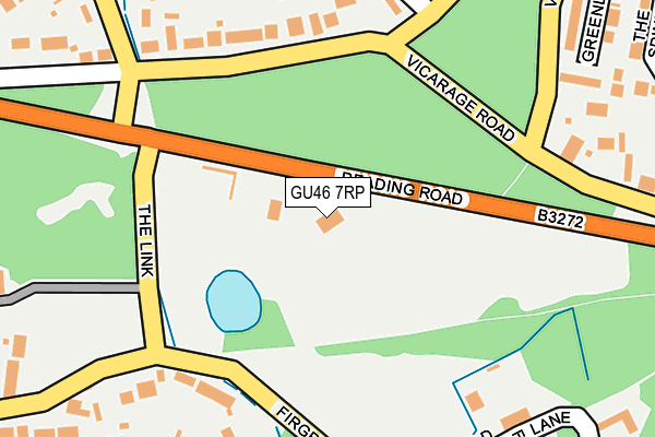 GU46 7RP map - OS OpenMap – Local (Ordnance Survey)