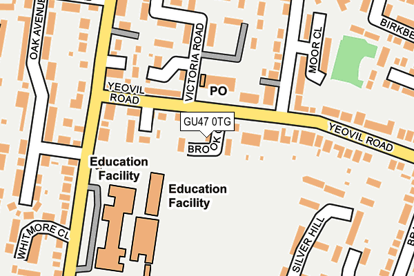 GU47 0TG map - OS OpenMap – Local (Ordnance Survey)