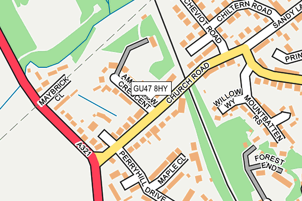 Map of HOME WOOD STOVES LTD at local scale