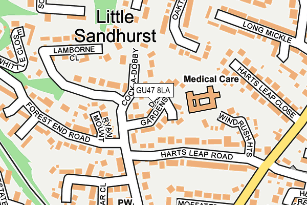 Map of BIRCH CONSULTANCY LTD at local scale
