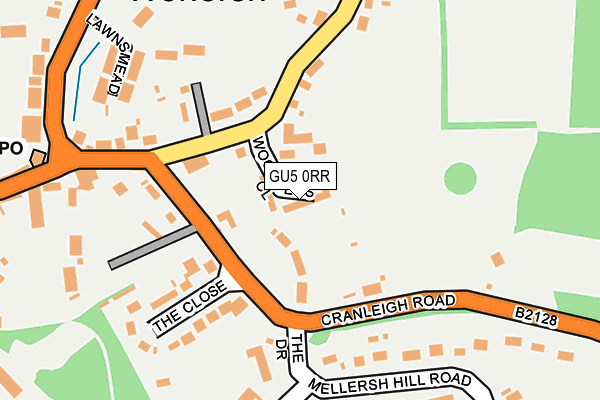 GU5 0RR map - OS OpenMap – Local (Ordnance Survey)