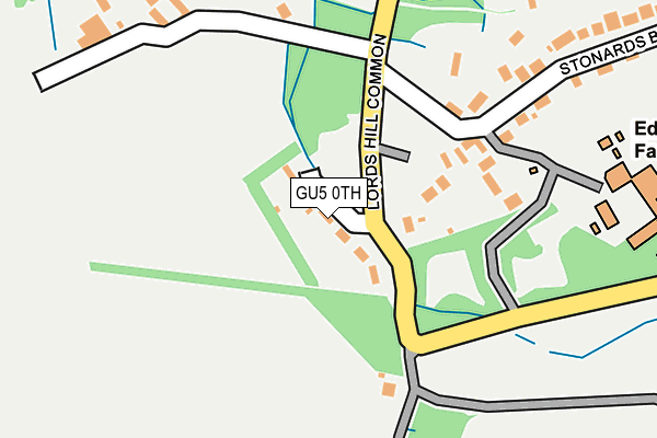 GU5 0TH map - OS OpenMap – Local (Ordnance Survey)