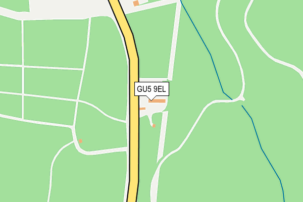 GU5 9EL map - OS OpenMap – Local (Ordnance Survey)