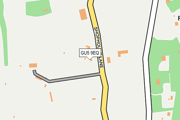 GU5 9EQ map - OS OpenMap – Local (Ordnance Survey)