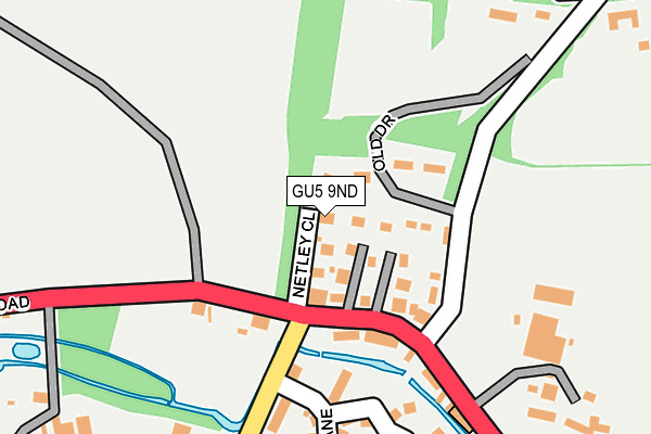 GU5 9ND map - OS OpenMap – Local (Ordnance Survey)