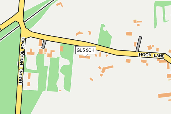 GU5 9QH map - OS OpenMap – Local (Ordnance Survey)