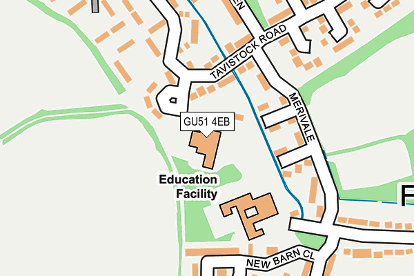 GU51 4EB map - OS OpenMap – Local (Ordnance Survey)