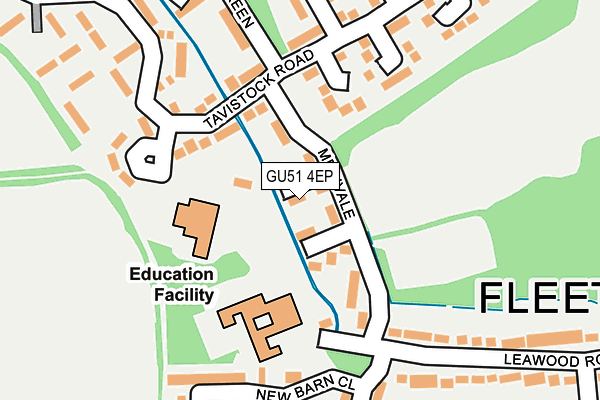 GU51 4EP map - OS OpenMap – Local (Ordnance Survey)