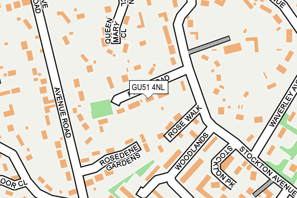 GU51 4NL map - OS OpenMap – Local (Ordnance Survey)