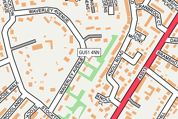 GU51 4NN map - OS OpenMap – Local (Ordnance Survey)