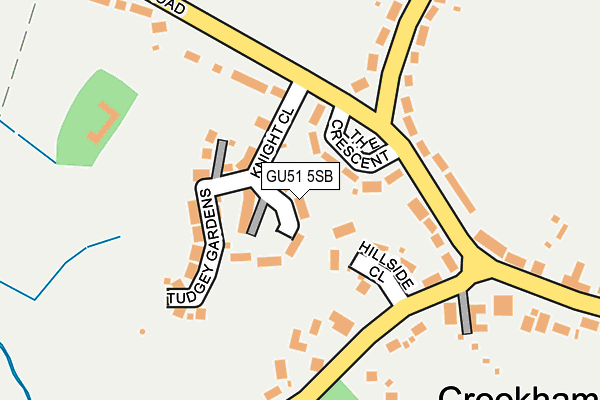 GU51 5SB map - OS OpenMap – Local (Ordnance Survey)