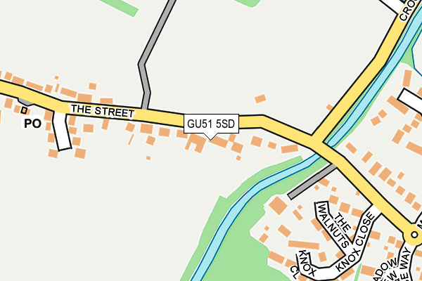 GU51 5SD map - OS OpenMap – Local (Ordnance Survey)