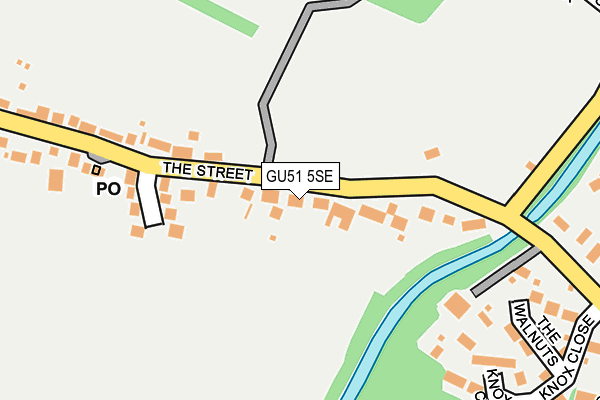 GU51 5SE map - OS OpenMap – Local (Ordnance Survey)