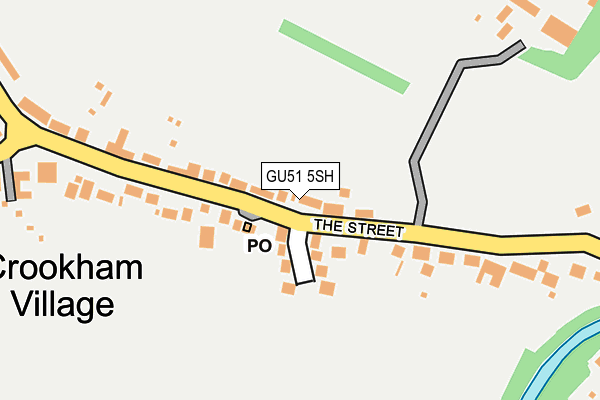 GU51 5SH map - OS OpenMap – Local (Ordnance Survey)