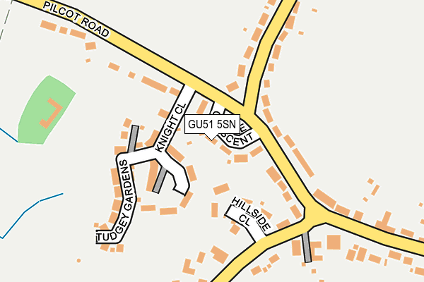 GU51 5SN map - OS OpenMap – Local (Ordnance Survey)