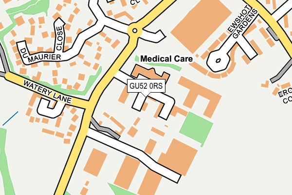 GU52 0RS map - OS OpenMap – Local (Ordnance Survey)