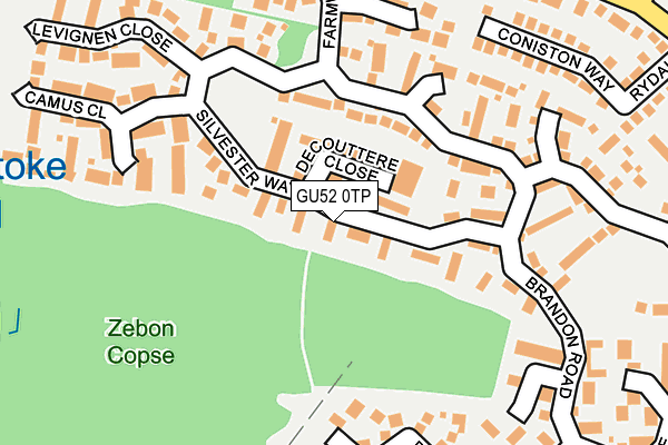 GU52 0TP map - OS OpenMap – Local (Ordnance Survey)