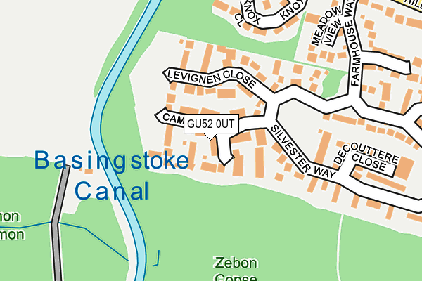 GU52 0UT map - OS OpenMap – Local (Ordnance Survey)