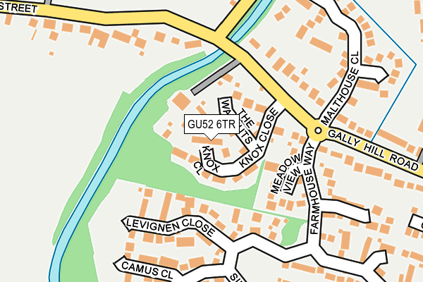 GU52 6TR map - OS OpenMap – Local (Ordnance Survey)