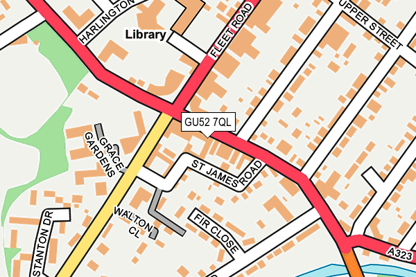 GU52 7QL map - OS OpenMap – Local (Ordnance Survey)