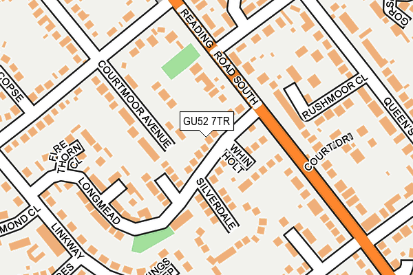 GU52 7TR map - OS OpenMap – Local (Ordnance Survey)