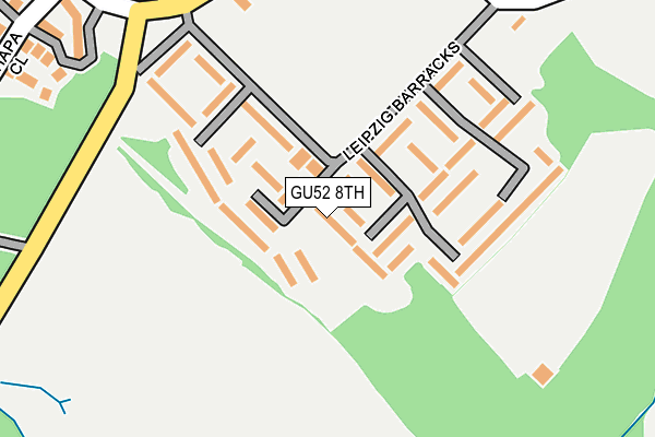 GU52 8TH map - OS OpenMap – Local (Ordnance Survey)