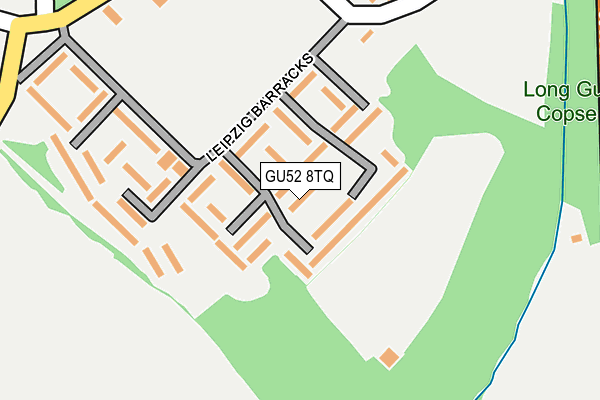 GU52 8TQ map - OS OpenMap – Local (Ordnance Survey)