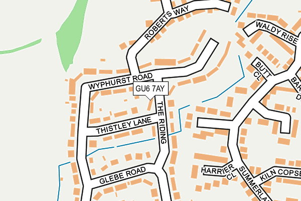 GU6 7AY map - OS OpenMap – Local (Ordnance Survey)