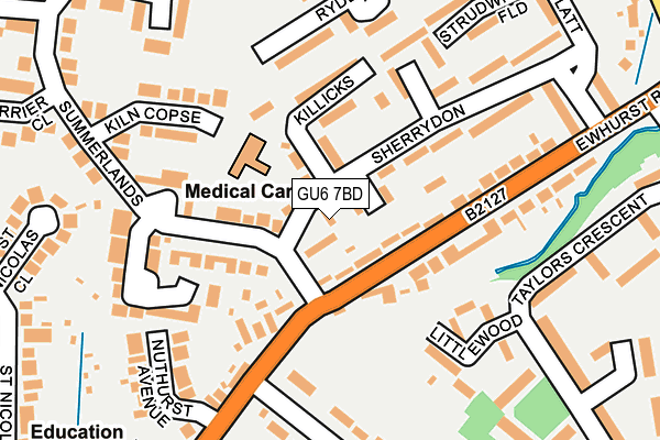 Map of S D O ROOFING LTD at local scale